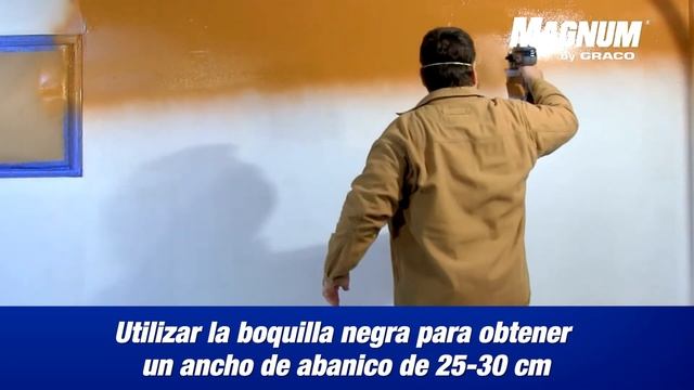 Magnum A5 Compact DS - Tutorial: Cómo pulverizar con su pulverizador de pintura airless portátil