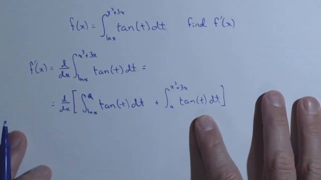 Derrvative of Integral Function   2nd Fundamental Theorem of Calc ex2
