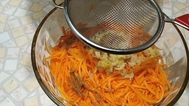 Морковь по-корейски. Морковча - очень вкусный и простой рецепт