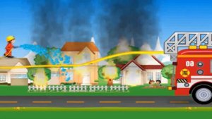 Пожарная Машинка Для Детей.Пожарники Тушат Пожар Мультики Для Мальчиков на Русском Языке 2016 года.