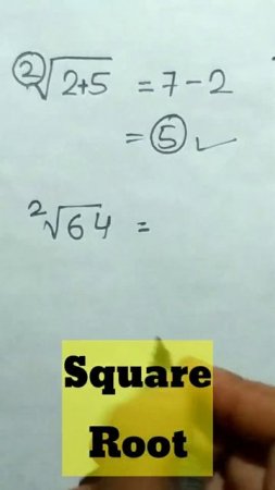 Square Root Trick | Easy & Unique trick | Solution4u |