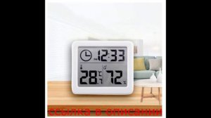 Цифровые часы с температурой и влажностью