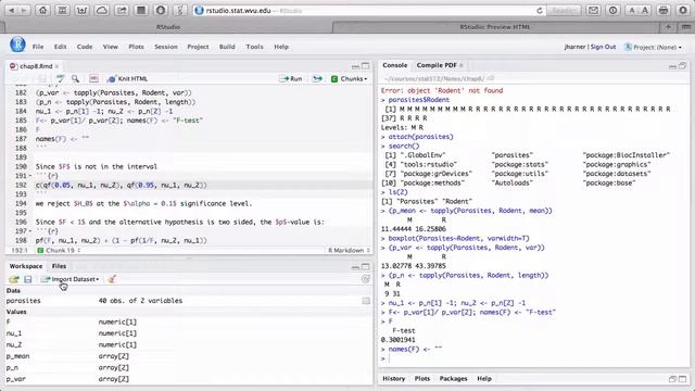Statistics For Research - Stats 512 - September 9, 2013 Lecture - Chapter 9 смотреть онлайн