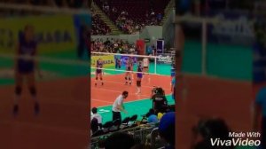 Crucial call by the referee during Foton vs Petron match and Jaja Santiago’s Yellow Card