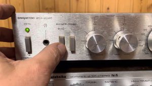 Усилитель Амфитон 25У-202с после замены конденсаторов