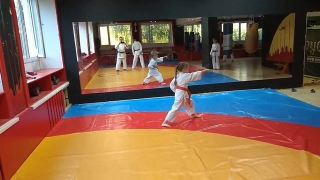 ЭНПИ ENPI  kata Shotokan Karate WKF Katiunya orange belt 少林