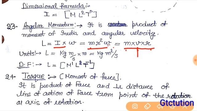 11th Physics Lec 10 Dimensional Formulae