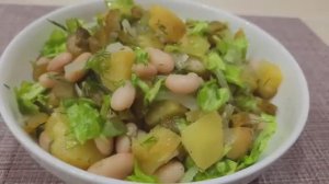 ЕШЬ И ХУДЕЙ! Винегрет рыбный, КУРИНОЕ ФИЛЕ С НАЧИНКОЙ, лёгкий салат с картофелем и фасолью.