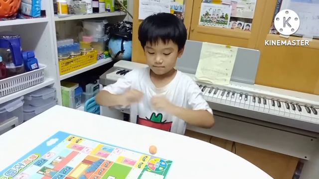 Nanay and kids game night at home   board game  Potato School Journey