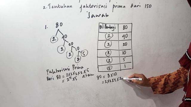 CARA Penyelesaian soal vaktorisasi Bilangan prima @MatematikaPandai смотреть онлайн