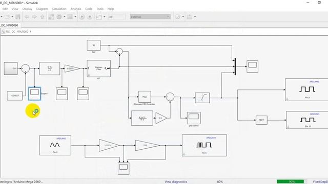 MPU6050 SENSOR IN SIMULINK смотреть онлайн
