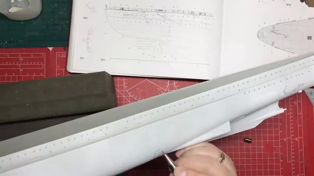Building Trumpeters 1/200 Scharnhorst with MK1 update set Part 2 remastered.
