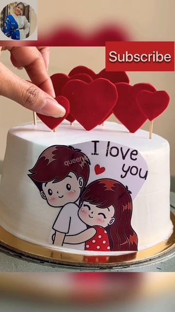 👩❤️👨Couple theme cake design| Anniversary cake design#shorts#viral#viralvideo#ytshorts#trending