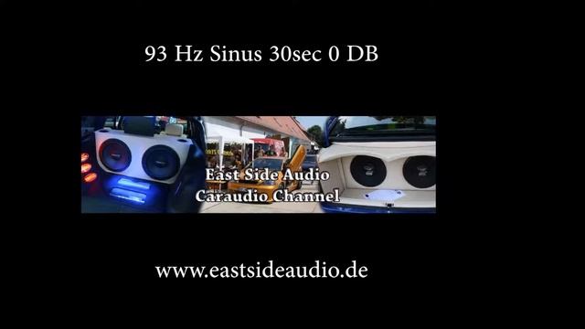 93 Hz Sinus Ton Wave 0DB for DB Drag Soundcontest Bass Test 30sec смотреть онлайн
