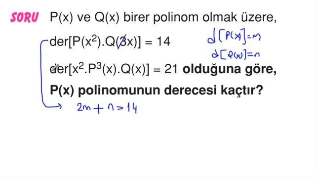 POLİNOMLAR   2  SORU ÇÖZÜMLERİ
