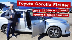 Покупка машины из Японии | Toyota Corolla Fielder | забираем в транспортной