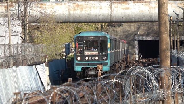 Московский Метрополитен 81-717/714 серии 0357 и 0391 на перегон Автозаводская - Технопарк