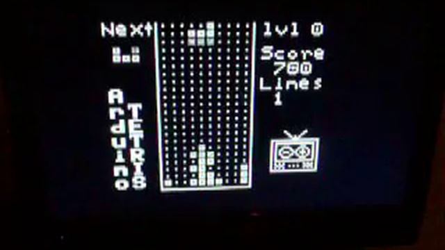 TVout: Arduino Tetris