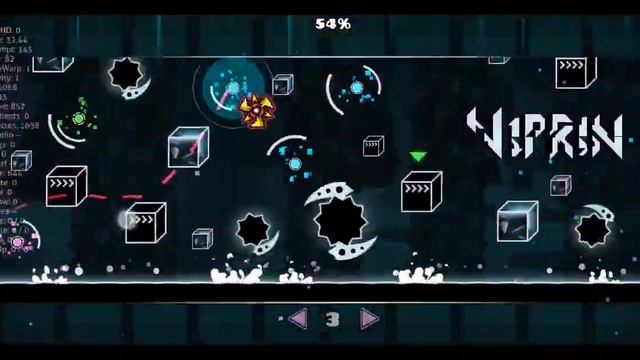 ГиперСоник 30-86% | мобайл 60герц | Geometry Dash 2.2 смотреть онлайн