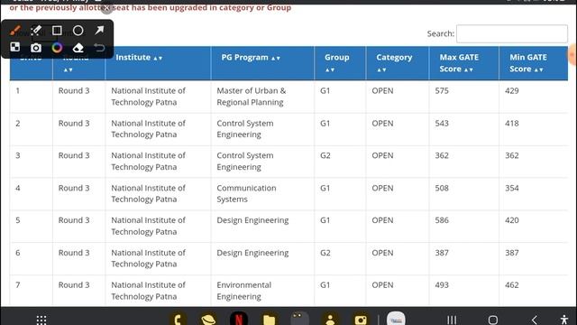 MTECH FROM NIT'S GENERAL CATEGORY AT 300 GATE SCORE WITH PROOF । CCMT GATE 2023 ।