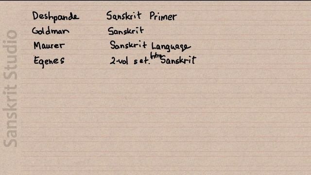 Learn Sanskrit—Lesson 1-A: Introduction