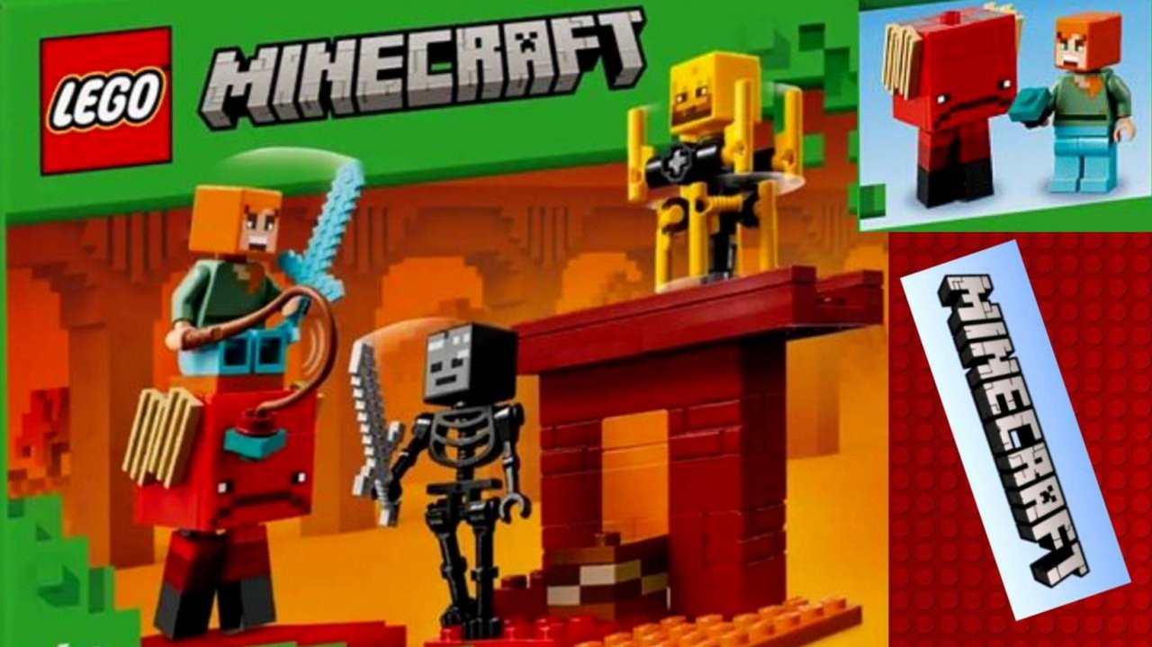LEGO Minecraft 21266 Битва за лаву Нижнего мира Обзор набора лего майнкрафт