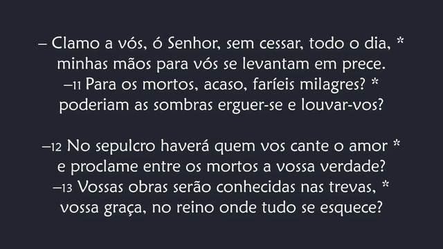 Completas de Sexta-feira - Tempo Pascal смотреть онлайн