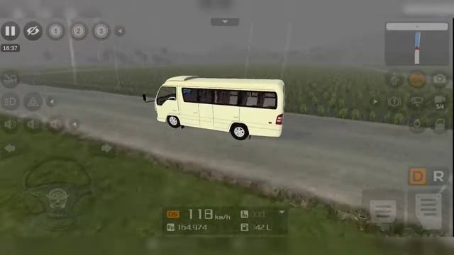 Isuzu NK71 Elf Microbus Mod BUSSID | off road drawing | New mod bus simulator Indonesia