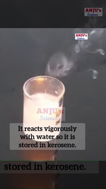 Why Sodium Metal is Stored in Kerosene #shorts #anjus_science смотреть онлайн