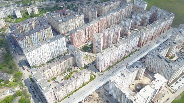 Одесса. Жилмассив "Радужный" и окрестности с высоты 300 метров смотреть онлайн