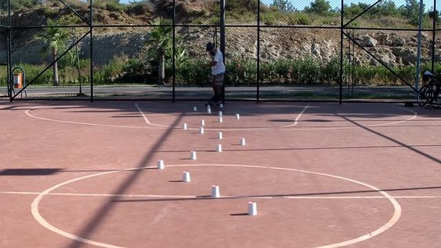 SKATEBOARD / SLALOM BROKEN LINE / СЛАЛОМ ЛОМАНАЯ ЛИНИЯ / СКЕЙТБОРД
