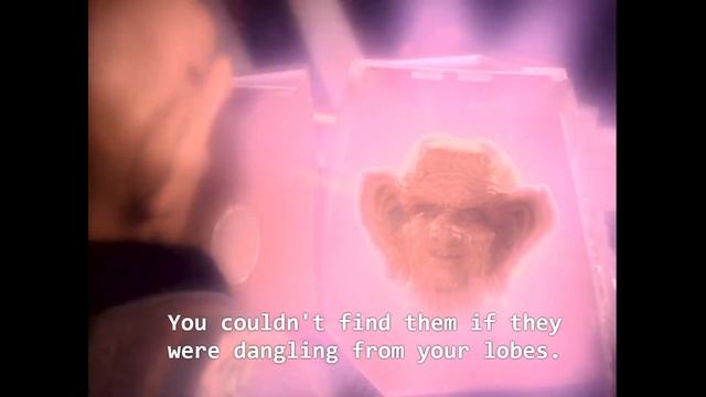 DS9 S3E16 Quark encounters Orb an trips out