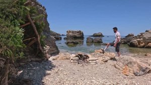 ХАКАН без еды и воды. Рыбалка и приготовление. , CRAB, SNAKE. Bushcraft Camping