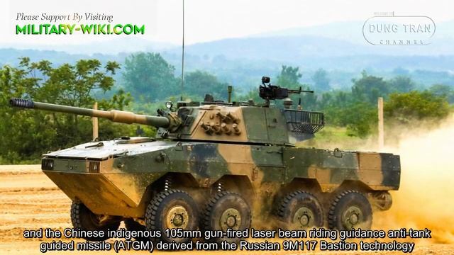 ZTL-11 105mm: Marvel at China's wheeled tanks