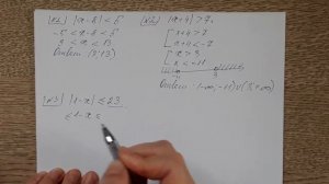 Неравенства с модулем