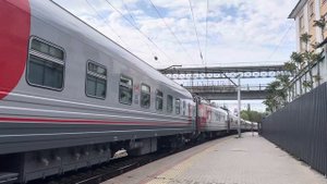 Отправление ЭП20-052 с поездом №19 Ростов-на-Дону — Москва