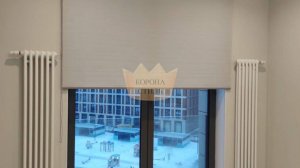 Пример нашей работы в виде установленных рулонных штор