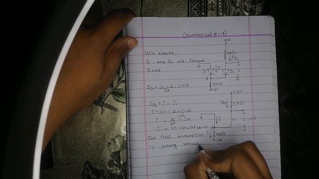 Electronic Devices & Circuits-I | Chapter#01 | Nummerical#1.14 | Ideal Diode | Sedra Smith