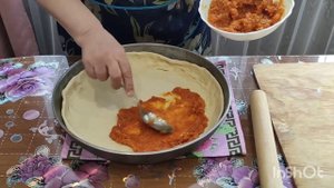 Татарский пирог с курагой. Очень вкусный пирог.