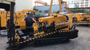 ГНБ установка Drillto ZT-05 - работа каретки