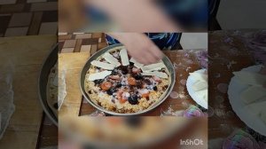 Деревенская губадия с тыквой.