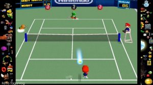 Mario Tennis 2000  Nintendo 64 Mushroom Cup.