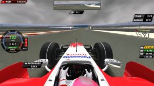 [rFactor] Panasonic Toyota Racing TF108 @ Bahrein with Jarno Trulli (Mod FSOne 2008) [HD 1080p]