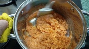 Ложная икра из манки и филе селёдки.