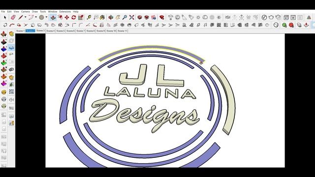 HOW TO MAKE 3D LOGO IN SKETCHUP | CREATING A 3D LOGO USING SKETCHUP + ENSCAPE RENDERING смотреть онлайн