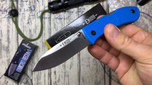 Нож складной Ka-Bar KA4062BL Dozier Folding Hunter, Blue Handle