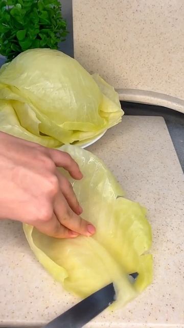 #shorts Легкий рецепт голубцов, без заморочек. Вкуснейший рецепт 😋