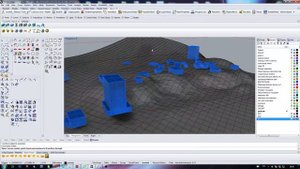 Rhinoceros 5.0 создаем рельеф для Архитектурного объекта.