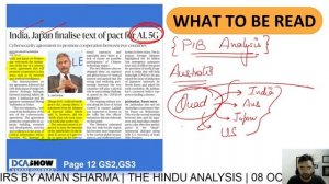 Current Affairs 8 October 2020 | The Hindu Newspaper | Aman Sharma | Daily News Analysis For UPSC