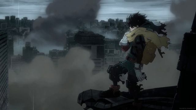 deku in the rain my hero academa free wallpaper